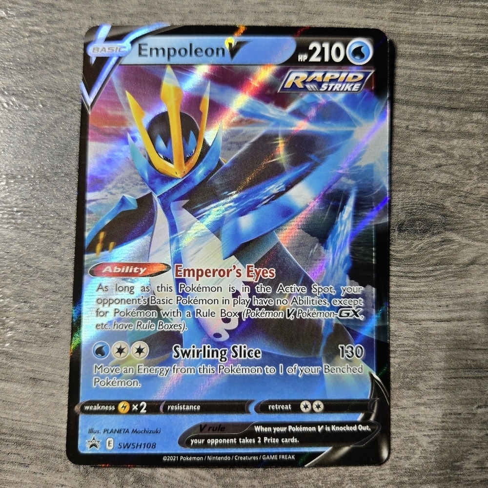 Empoleon V #SWSH108Β Pokemon Promo Holo Card